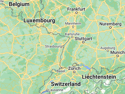 Map showing location of Ostwald (48.54369, 7.71099)