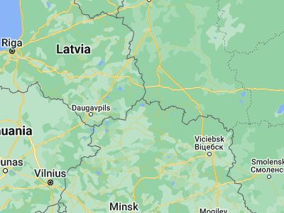 Map showing location of Osveya (56.0147, 28.11049)