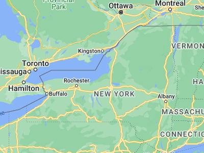 Map showing location of Oswego (43.45535, -76.5105)