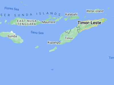 Map showing location of Otan (-10.1732, 123.3891)