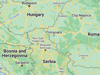 Map showing location of Otelec (45.615, 20.84667)