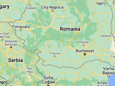 Map showing location of Oteşani (45.06667, 24.03333)