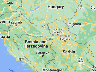 Map showing location of Otok (45.14667, 18.88389)