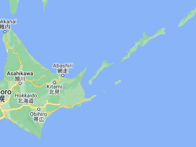 Map showing location of Otrada (44.06944, 145.86389)