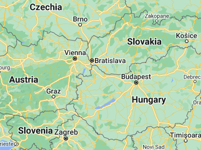 Map showing location of Öttevény (47.71946, 17.48474)