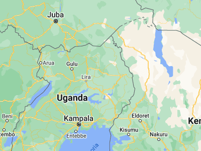 Map showing location of Otuke (2.50038, 33.50065)