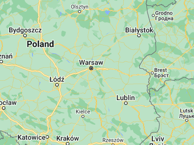 Map showing location of Otwock (52.10577, 21.26129)
