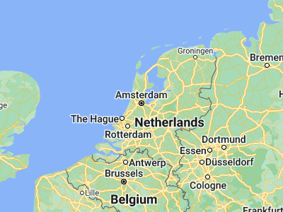Map showing location of Ouderkerk aan de Amstel (52.29504, 4.90746)