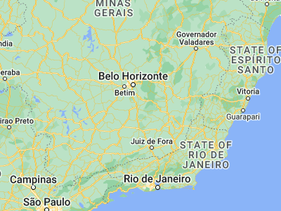 Map showing location of Ouro Branco (-20.52083, -43.69194)