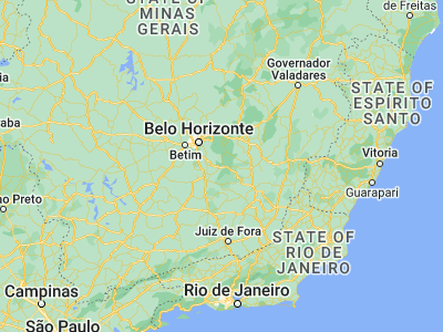 Map showing location of Ouro Preto (-20.39484, -43.50517)