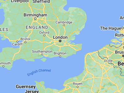 Map showing location of Oxted (51.25687, -0.00601)
