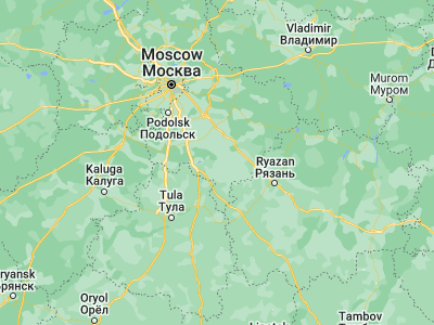 Map showing location of Ozëry (54.85998, 38.55062)