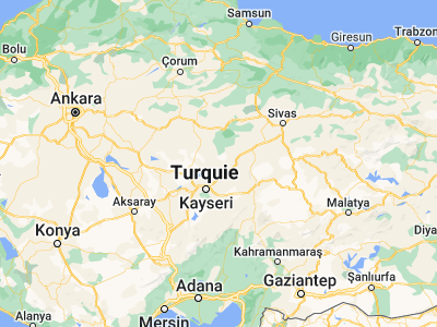 Map showing location of Özvatan (39.1069, 35.69994)