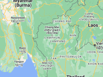 Map showing location of Pa Sang (18.52617, 98.93936)