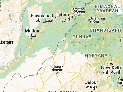 Map showing location of Padampur (29.70885, 73.62539)