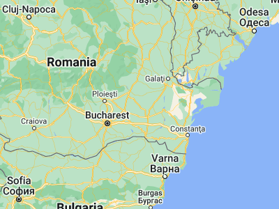 Map showing location of Padina (44.83333, 27.11667)