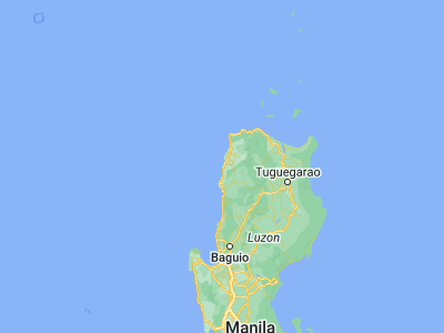Map showing location of Pagsanahan Norte (17.9193, 120.4458)