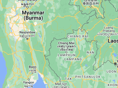 Map showing location of Pai (19.36168, 98.43973)