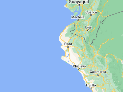 Map showing location of Paita (-5.08917, -81.11444)