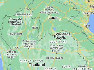 Map showing location of Pak Chom (18.02061, 101.89828)