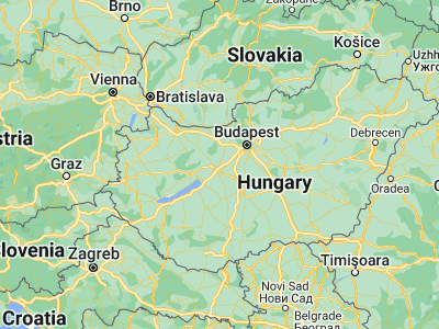 Map showing location of Pákozd (47.21369, 18.53306)