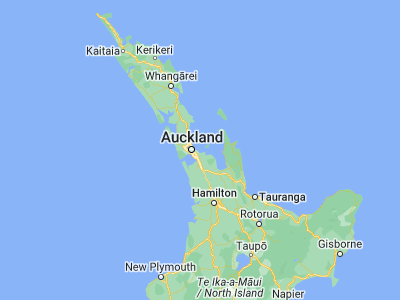 Map showing location of Pakuranga (-36.88333, 174.91667)