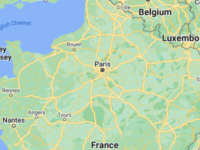 Map showing location of Palaiseau (48.71667, 2.25)