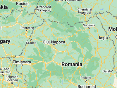 Map showing location of Pălatca (46.85, 23.98333)