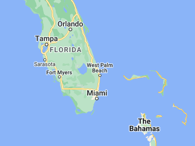 Map showing location of Palm Beach Gardens (26.82339, -80.13865)