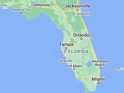Map showing location of Palm Harbor (28.07807, -82.76371)