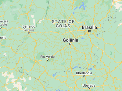Map showing location of Palmeiras de Goiás (-16.805, -49.92583)