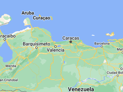 Map showing location of Palo Negro (10.17389, -67.54194)