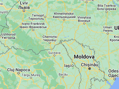 Map showing location of Păltiniş (48.21667, 26.65)
