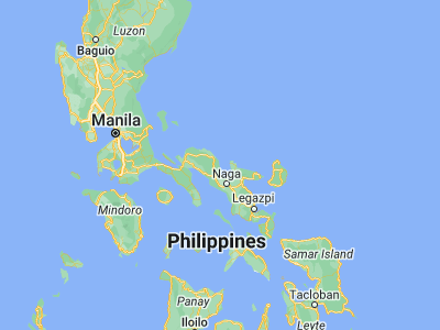 Map showing location of Pambuhan (13.9736, 123.0837)