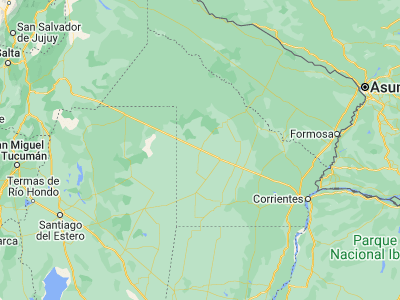Map showing location of Pampa del Infierno (-26.50517, -61.17436)