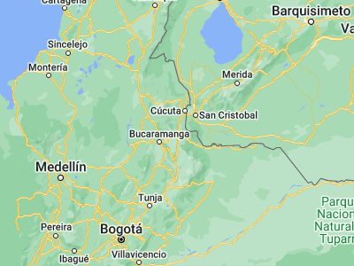 Map showing location of Pamplona (7.37565, -72.64795)