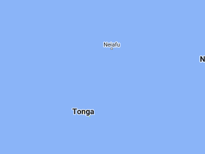 Map showing location of Pangai (-19.8, -174.35)