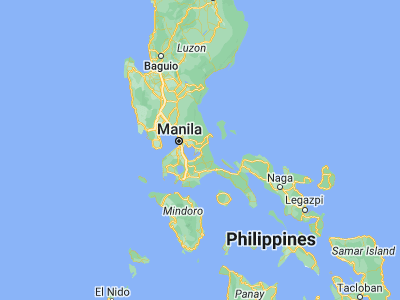 Map showing location of Pangil (14.4008, 121.4685)