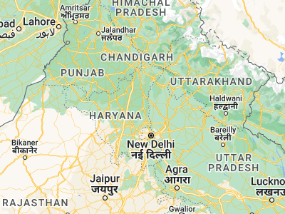 Map showing location of Pānīpat (29.39005, 76.96949)