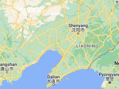 Map showing location of Panshan (41.18806, 122.04944)