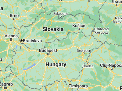 Map showing location of Parádsasvár (47.9126, 19.97709)