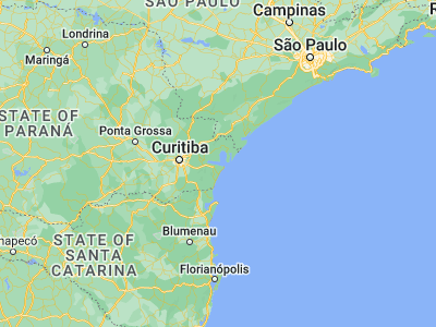 Map showing location of Paranaguá (-25.52, -48.50917)