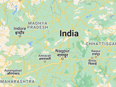 Map showing location of Parāsia (22.2, 78.76667)