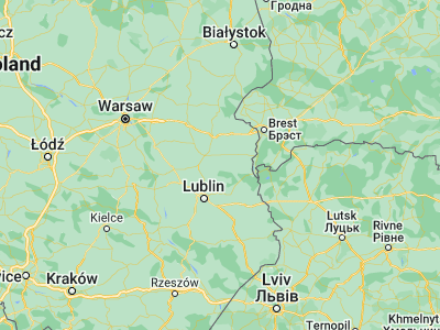 Map showing location of Parczew (51.64021, 22.90057)