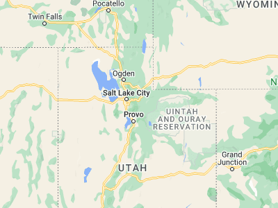 Map showing location of Park City (40.64606, -111.49797)