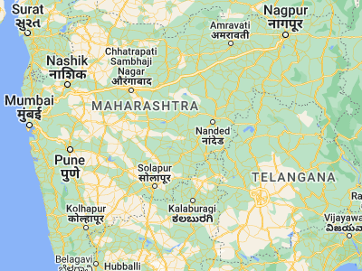 Map showing location of Parli Vaijnāth (18.85, 76.53333)