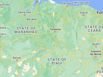 Map showing location of Parnarama (-5.68167, -43.09333)