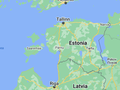 Map showing location of Pärnu-Jaagupi (58.61052, 24.50689)