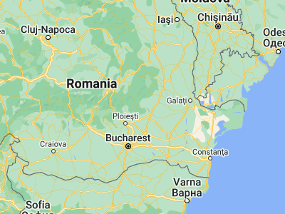 Map showing location of Pârscov (45.28333, 26.55)