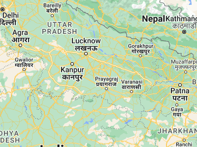 Map showing location of Parshādepur (26.07354, 81.49207)